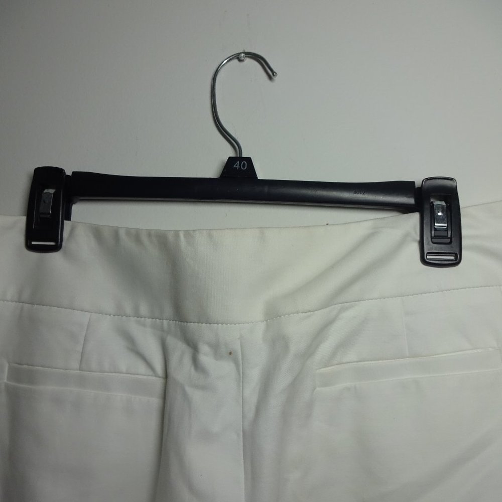 Rafaella Modern Fit Wide Leg White Pants Size 12